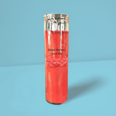 Red Romantic Love Candle - Undressed DIY
