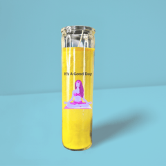 Yellow Mental Health / Happiness Candle - Undressed DIY